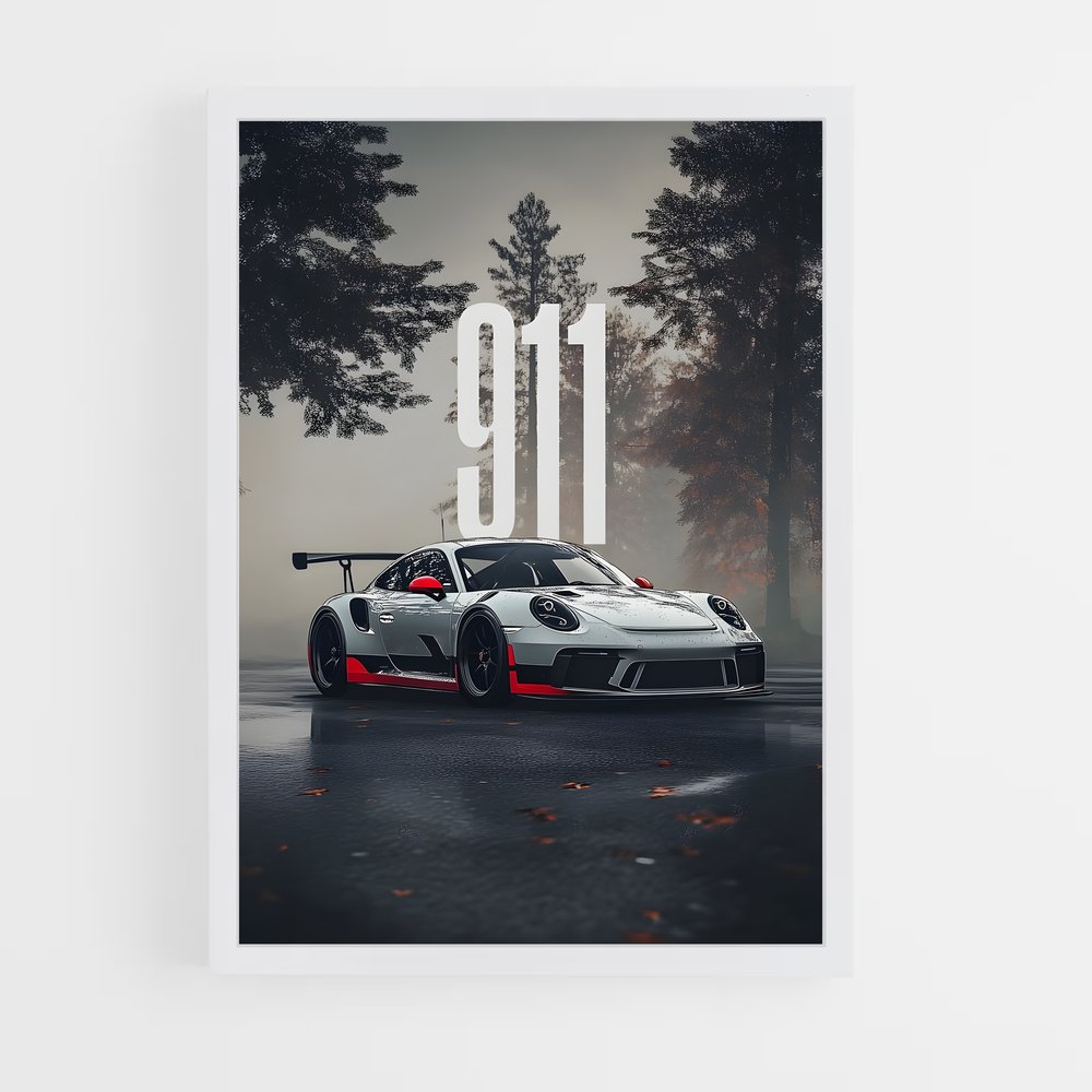 Poster Turbo 10 – affiche Porsche (vue 3)